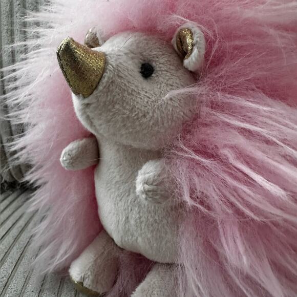 FAO Schwarz 6" Sparklers Pink Hedgehog Toy Plush - Picture 8 of 15